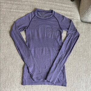 Lululemon Purple Long Sleeve Top